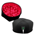 Gorro de terapia de luz roja, gorro de tratamiento LED de infrarrojo cercano para el crecimiento del cabello, relajación de la cabeza, alivio del cuero cabelludo, dispositivo de prevención de pérdida
