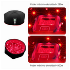 Gorro de terapia de luz roja, gorro de tratamiento LED de infrarrojo cercano para el crecimiento del cabello, relajación de la cabeza, alivio del cuero cabelludo, dispositivo de prevención de pérdida